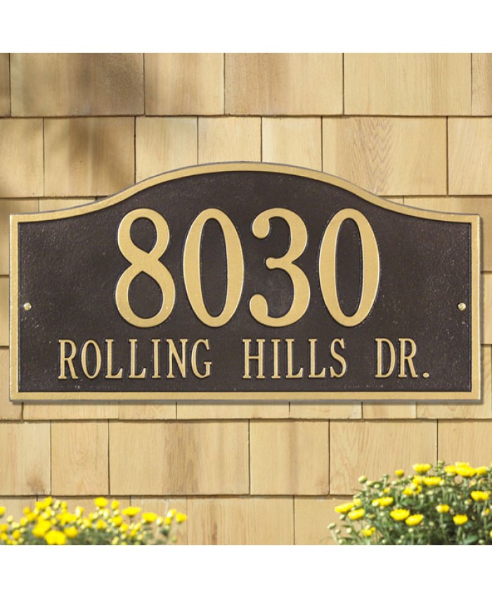 Rolling Hills Two Line Grand Wall Plaque
